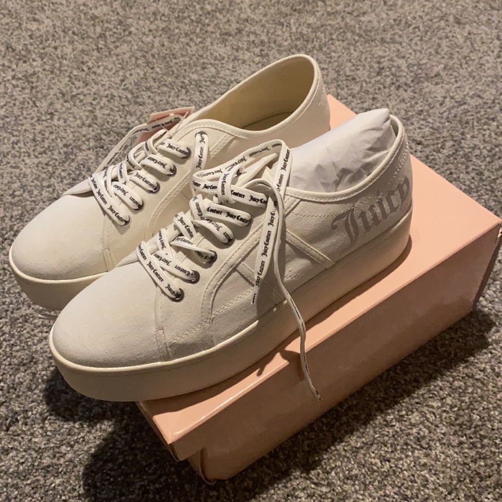 Juicy Couture canvas sneakers NIB
